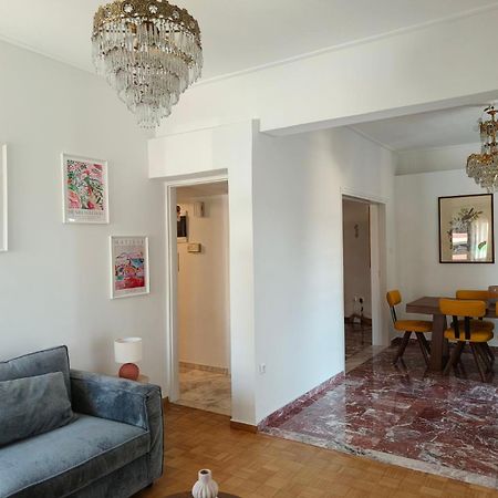 Stylish Artistic Flat With View, Three Min To Metro Apartment Athens Exterior photo
